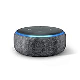 Echo Dot (3. Gen.) Intelligenter Lautsprecher mit Alexa, Anthrazit Stoff