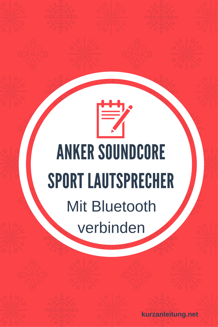 Anker SoundCore Sport Bluetooth Lautsprecher